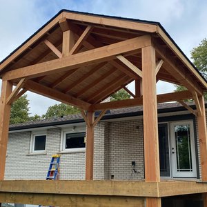 Rear Porch Build - Kitchener