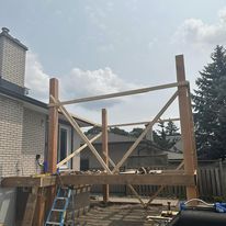 Rear Porch Build - Kitchener